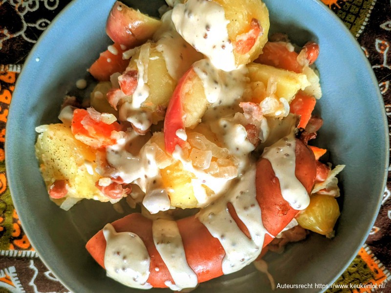 Vijfschaft met mosterdsaus Vijfschaft met mosterdsaus